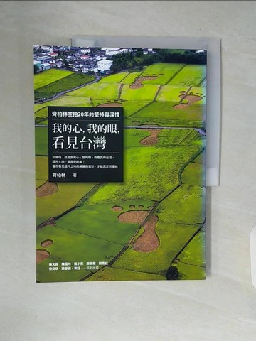【書寶二手書T3／攝影_ZVY】我的心，我的眼，看見台灣_齊柏林