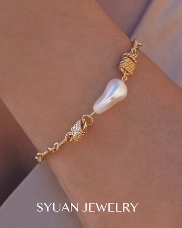 Charlotte夏綠蒂—奧地利水晶珍珠手鍊 生日 情下節禮物