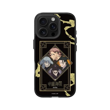 iPhone 16 Pro Clear 酷墨灰 - Jujutsu Kaisen 咒術迴戰 S2 - 澀谷事變戰鬥系列-咒靈組合