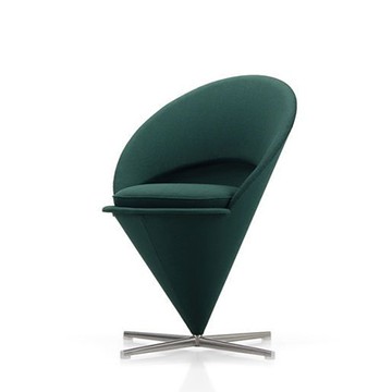 Cone Chair 錐形甜筒椅（森林綠布料）