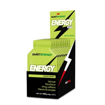 紅牛聰勁 聰勁Energy Gel 能量膠  (白葡萄口味)45gx10入/盒(能量膠/刺五加/咖啡因/果膠/隨手包)
