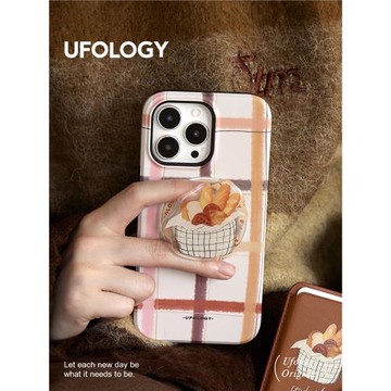 Ufology原創磁吸二合一菲林殼適用iPhone15promax手機殼14pro蘋果13秋冬17支架卡包16promax新款高級全包線條