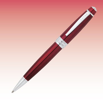 CROSS Bailey貝禮系列紅亮漆原子筆免費刻字  (原廠正貨)