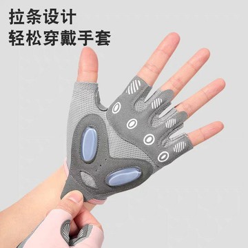💪【防繭防滑透氣】啞鈴運動手套｜男女擼鐵護掌｜單槓引體向上訓練｜掌心防滑＋透氣網眼｜一戴即護 不長繭不滑手