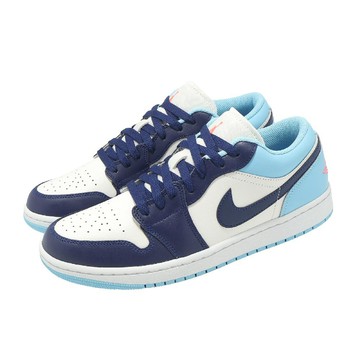 休閒鞋 Air Jordan 1 Low 男鞋 Blue Chill 藍 喬丹 一代 AJ1 553558-149