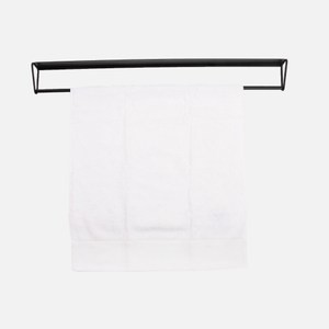 Ink鐵製烤漆壁掛毛巾架 黑