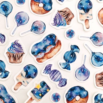 星空點心 碎片貼紙