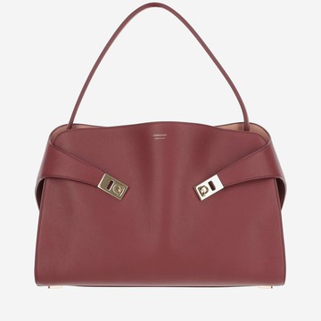 Ferragamo Hug Soft Two-tone Large Shoulder Bag