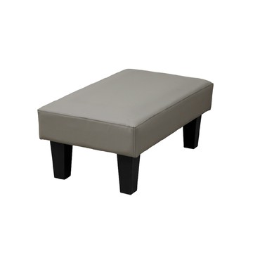 【UHO】貝尼-皮革腳椅(運費另計)B007灰色