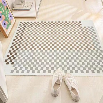 源頭工廠棋盤格入戶墊地墊門墊洗手間防滑輕奢高端現代簡約耐臟