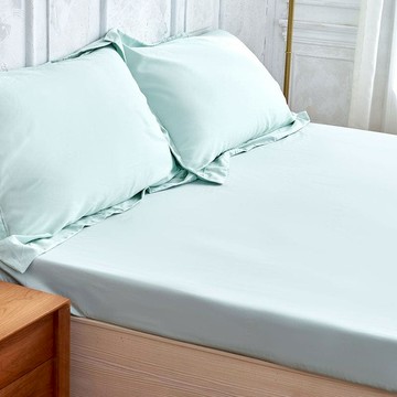 埃及天絲棉 床包3件組 加大 珊瑚粉