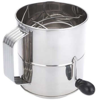 手搖式粉篩不銹鋼烘咖啡豆網篩面粉篩手持手搖粉篩專業烘咖啡豆機