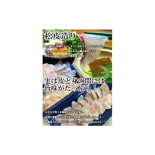 ふるさと納税 佐賀県 玄海町 穂州鯛のしゃぶしゃぶセット　3〜4人前