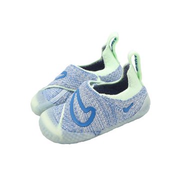 Nike 休閒鞋 Swoosh 1 TD 小童 學步鞋 藍 魔鬼氈 寶寶鞋 針織 FB3244-103