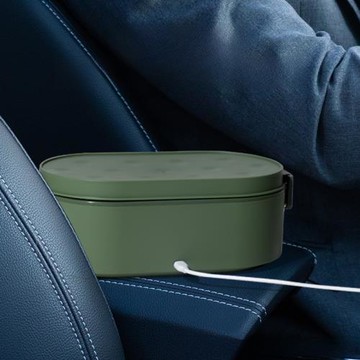 電熱飯盒車載USB加熱保溫桶304不銹鋼內膽上班族學生免加水便當盒