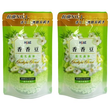 HSAE 漂浮香氛豆 暮光森林 抗菌 芳香持續循環12週 適用於棉、毛料、絲綢、化學纖維  130g  2包