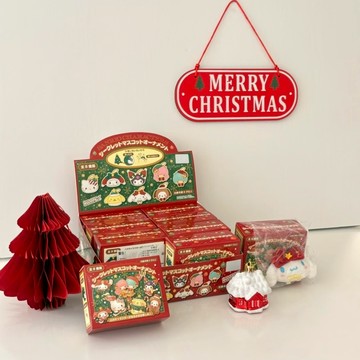 三麗鷗 SANRIO 聖誕節限定 盲盒 絨毛吊飾 大頭