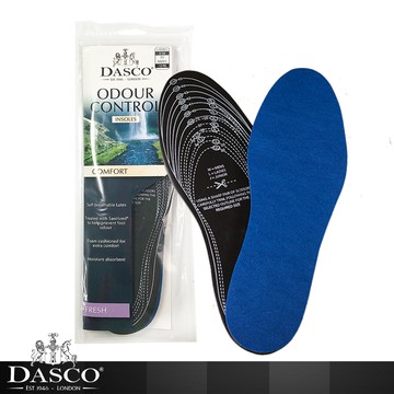 【鞋之潔】英國伯爵DASCO 6065強效耐用型除臭鞋墊 自由裁剪 雙倍除臭