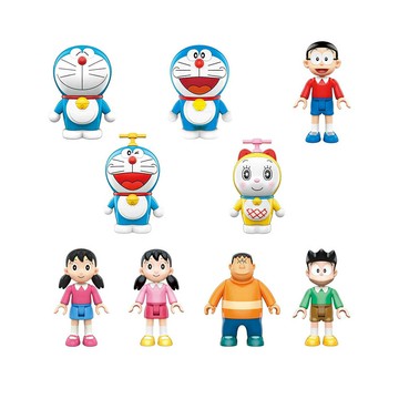 【Fun心玩】QM31709 哆啦A夢 人偶公仔盲盒 (9款隨機出貨) KEEPPLAY K30758 積木 公仔