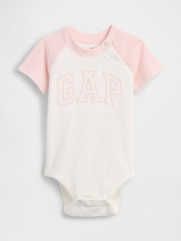 嬰兒有機棉Gap Logo 插肩包屁衣