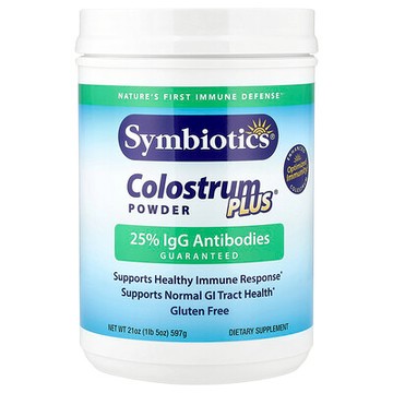 Symbiotics, Colostrum Plus，粉，1.3 磅（597 克）