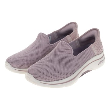 SKECHERS 女款 瞬穿舒適科技 GO WALK ARCH FIT 2.0 W楦休閒鞋 125315WMVE  粉紫色  23.5cm