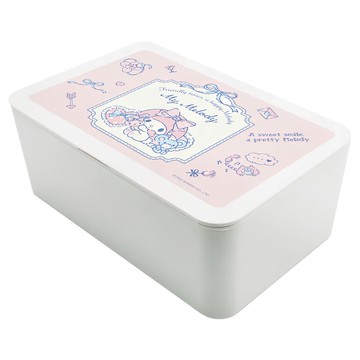 收納王妃 三麗鷗 濕紙巾盒  粉色美樂蒂  1個