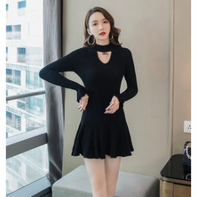 レディース 薄手 長袖ニット ワンピース 秋 冬 春新着 ミニワンピース シンプル セクシー ミニドレス 卒業式 入学式 通勤 ｏｌ 通販 Lineポイント最大1 0 Get Lineショッピング