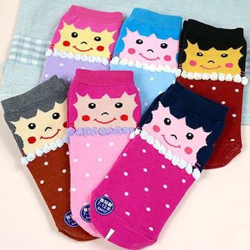 【Amiss】可愛直版止滑童襪【3雙組】小公主3-6歲(C405-37)