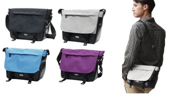 ~雪黛屋~OBIEN 郵差包中容量進口防水防刮耐污+PVC防水皮革材質YKK高級五金拉鍊全齡男女適用SOBBGMSS12