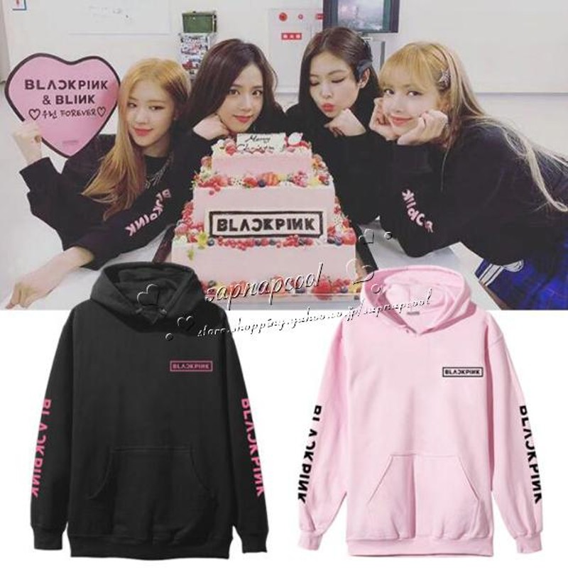 送料無料◇2023新入荷 BLACKPINK 韓流グッズ パーカー スウェット