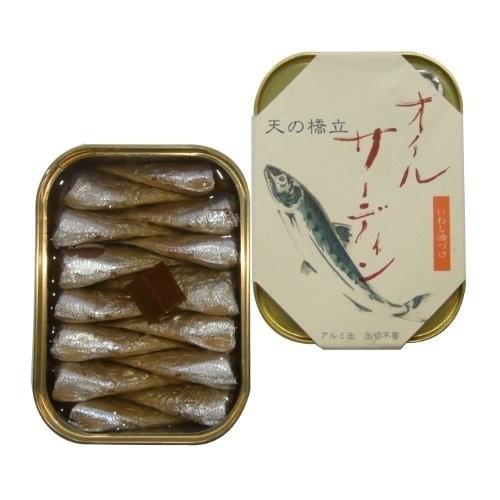 天の橋立 オイルサーディン105ｇ×5缶 まいわし油づけ 丹後 竹中缶詰日本製国産