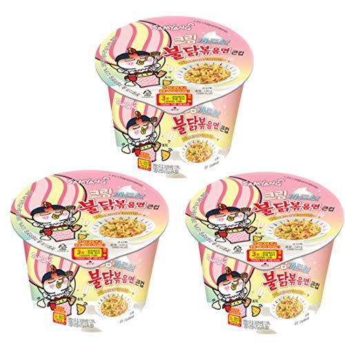 三養 クリームカルボブルダック炒め麺 120g 3個  韓国ラーメン 韓国食品 輸入食品 輸入食材 韓国食材 韓国料理