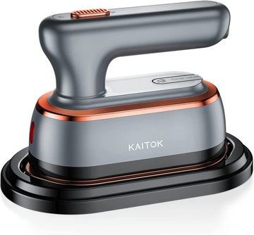 【日本代購】[2022 最新款 2 路型號] 蒸汽熨斗 蒸汽熨斗 掛在衣架上時去除皺紋 15 秒內啟動 強大的連續蒸汽 衣架蒸汽機 360° 連續蒸汽 幹熨斗 按壓功能 手柄 180° 可調節 便攜式熨斗 110ml 大容量罐 強力除皺除臭/消毒，帶支架蒸籠，防漏，便攜，小，熨斗，旅遊/出差/家用（灰色）