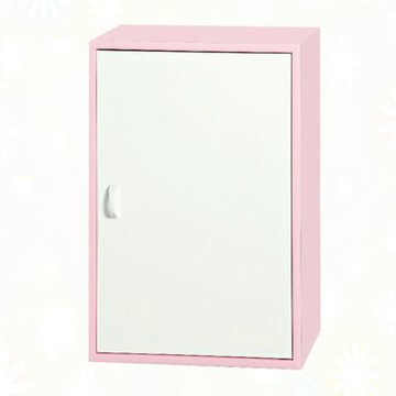 文創集-南亞塑鋼     曼尼 南亞塑鋼1.3尺單開門組合中收納櫃-40x31x60cm免組