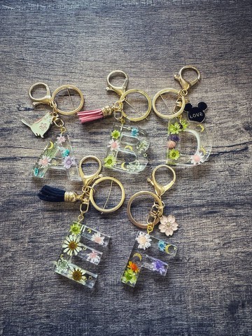 永生花鑰匙圈-附袋 畢業謝師禮物/生日禮/情人節/交換禮物/謝禮