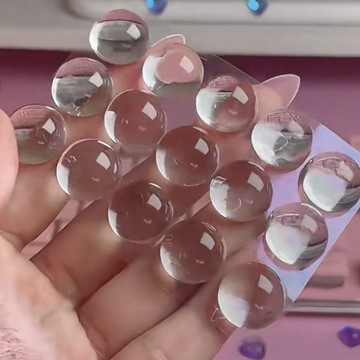 💥臺灣有貨🌈免運!💥美甲打字神器保護美甲立體鍵盤貼美甲敲鍵盤神器球形透明美甲鍵盤