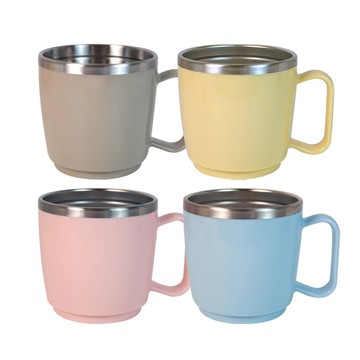 韓國 LILFANT 不鏽鋼兒童水杯210ml(4色可選)