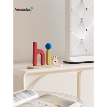 滿得達奶油風家居入戶玄關電視柜桌面裝飾品前臺擺件開業禮物新居