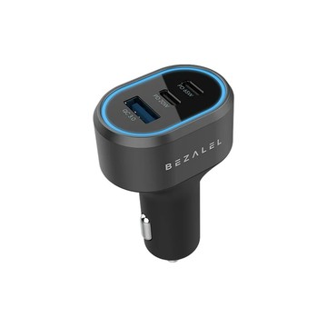 BEZALEL 倍加能 85W 三孔快充車用車充頭 現貨 廠商直送