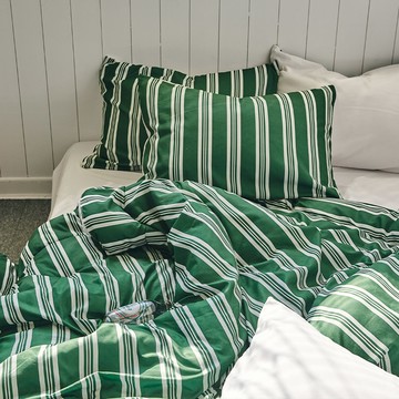Lapomme 瑪德蓮系列 四季薄被 長青綠 K  寬;200x230cm  EVER green