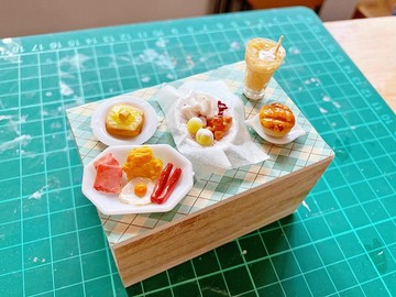 微縮冰室茶餐食玩盒仔材料包-含教學影片