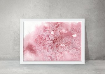 水彩畫，A4紙上的真實作品。