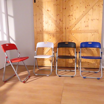 概念家居繽紛輕便折合鐵椅 摺疊椅 工作椅  椅子 折合椅 會議椅 摺合椅chir