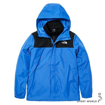 The North Face 兩件式連帽外套 男裝 3效能 防水 防風 藍【運動世界】NF0A7W7TTV5