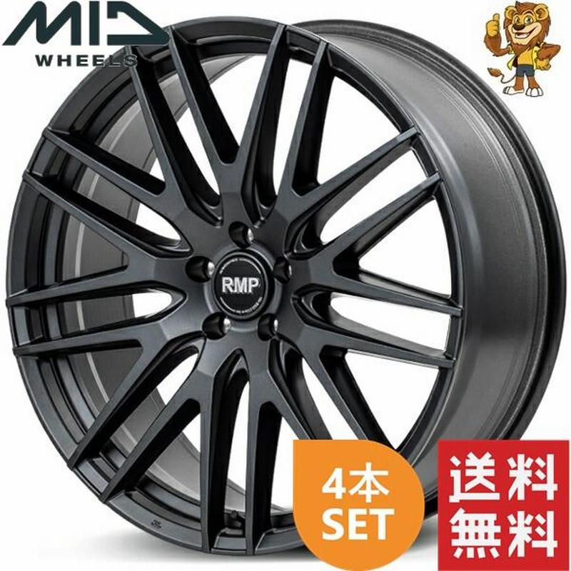 ホイール4本セット MID RMP 029F (SGG) 18インチ 8.0J PCD:114.3