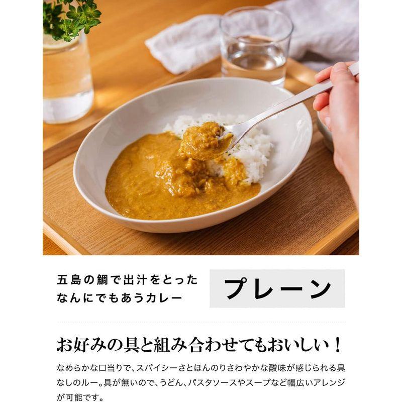 ごと 五島の鯛で出汁をとったなんにでもあうカレー 5種セット(プレーン・チキン・ビーフ・チーズ・ポーク) 福さ屋 辛子明太子