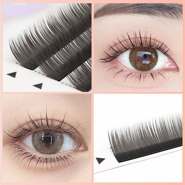 🧡Hannah💛新款貝爾麗單根空氣扁美睫店嫁接柔軟015/20/25嬰兒彎直零觸感柔軟純欲暗色係貼甲