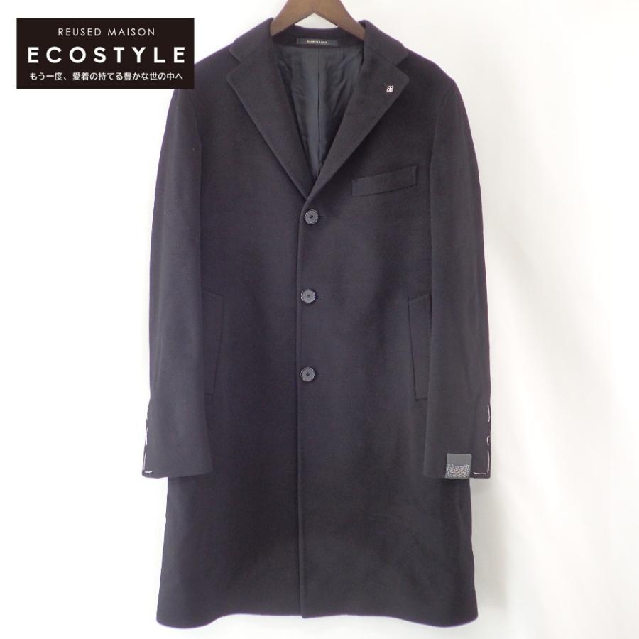 TAGLIATORE カシミヤフランネルチェスターフィールドコート 48 致さ