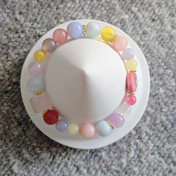 水晶礦石手串 春綻柔光 愉悅糖果色 獨家設計款